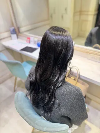 カラー 透明感ツヤカラー/ ゆうな💙のヘアスタイル