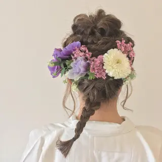 ヘアアレンジ 金子 歩実のヘアスタイル