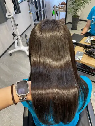 ロング カラー ヘアアレンジ 暖色/暗髪/ 🎀UMI🎀のヘアスタイル