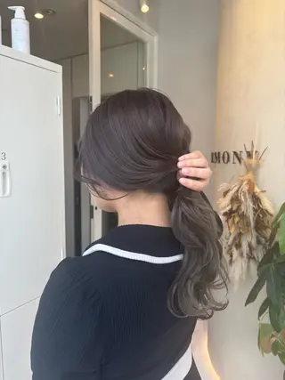 カラー ブリーチなし♡/ 垢抜けカラー♡/のあのヘアスタイル