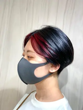 ショート カラー ヘアアレンジ ✨錦糸町ブリーチ/ ホワイトカラー皇気✨のヘアスタイル