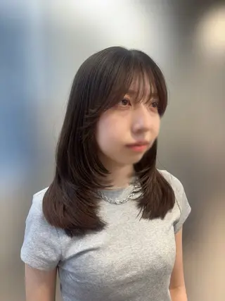 ミディアム カラー ヒマワリ🌻/ ワンホン×艶髪特化のヘアスタイル