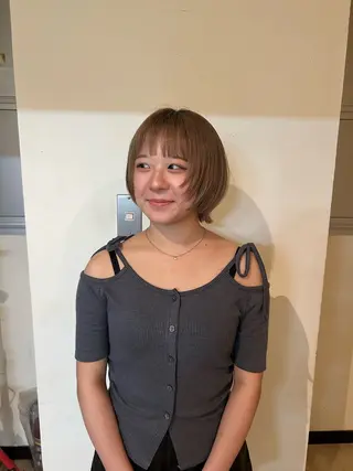 ショート ORe'S HAIR BE　GLaDまなみのヘアスタイル