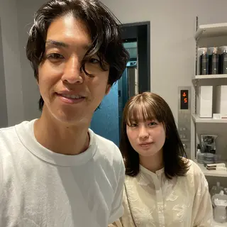 ミディアム ショート職人 美容師【KENTA】のヘアスタイル