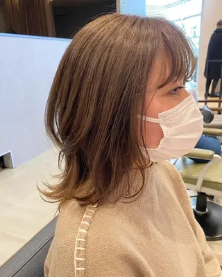 ショート カラー パーマ メンズ キッズ マツエク・マツパ 山本 銘子のヘアスタイル