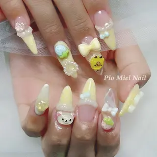 ネイル HANA 長さだしのネイルデザイン
