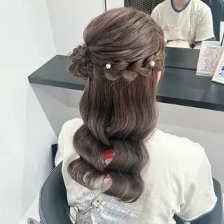 セミロング ヘアアレンジ MILD by17 🤍ゆめか🤍のヘアスタイル