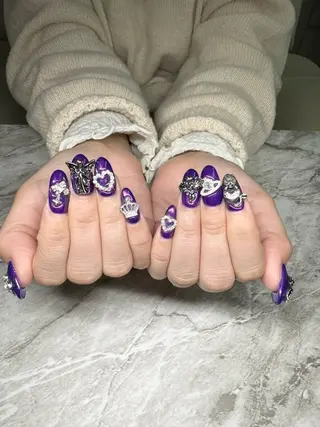 ネイル ✴︎:.｡. MAKI.｡.:✴︎のネイルデザイン