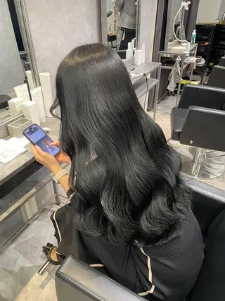 ロング 透明感カラー🇰🇷 レイヤー✨桑原　研太のヘアスタイル