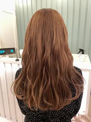 ロング カラー 💘韓国レイヤー上 品カラーruru💘のヘアスタイル