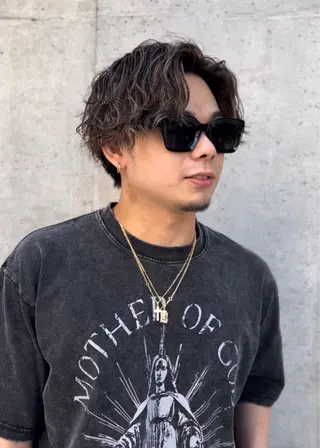 パーマ メンズ メンズ特化 美容師misakiのヘアスタイル