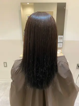 ロング カラー yuzuki Agu臼井のヘアスタイル