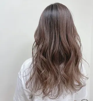 ロング カラー コレットヘアー 田中アヤノのヘアスタイル