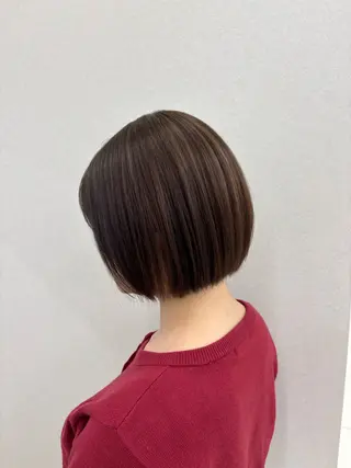 ショート 🫧ロングレイヤー 韓国透明感カラー🫧のヘアスタイル
