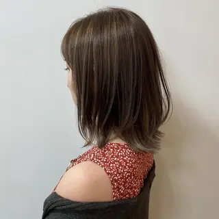 ミディアム 伸びても可愛いカラー 愛甲竜佑のヘアスタイル