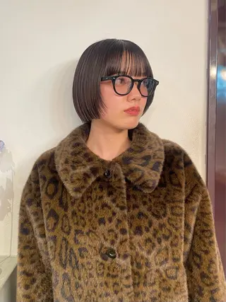 ミディアム カラー Luca🟠 透明感カラーのヘアスタイル