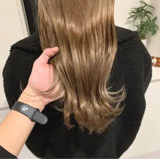 ミディアム カラー 清水 亮太／赤み消しカラーのヘアスタイル