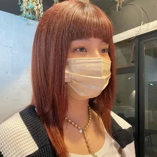 ミディアム カラー ヘアアレンジ 🎀レイヤー 透明感 カラーyuuri🎀のヘアスタイル
