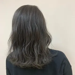 セミロング カラー ヘアアレンジ 【Sweep】おじま のぞみのヘアスタイル