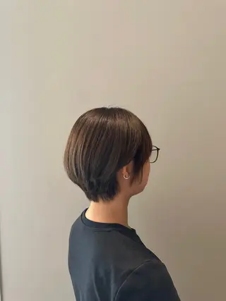 ショート カラー レイヤーカット/ 透明感カラー/ きよのヘアスタイル