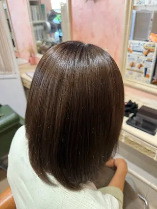 ミディアム カラー 🩶透明感・艶カラー 🩶ひいな🩶のヘアスタイル