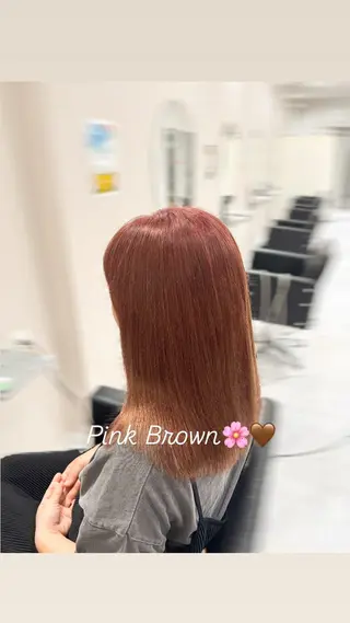 ミディアム カラー 🫧ハイトーン 🌈透明感☘️らいのヘアスタイル