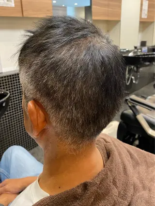 ショート メンズ メンズパーマモデル 大募集中のヘアスタイル