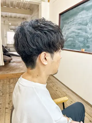 ショート パーマ メンズ nest のヘアスタイル