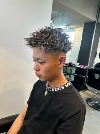 カラー パーマ メンズ 大宮/海外風パーマ 🇺🇸隼也🇪🇸のヘアスタイル