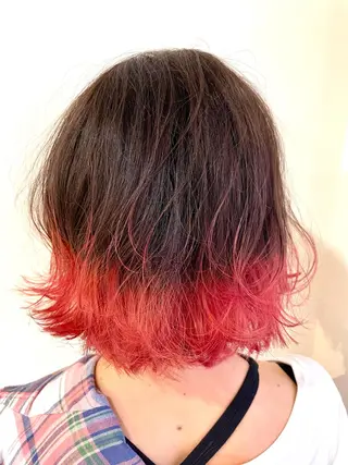 ショート カラー 《インナーカラー》 YAMADAのヘアスタイル