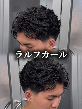 パーマ メンズ OVARL/ メンズパーマ/きらりのヘアスタイル