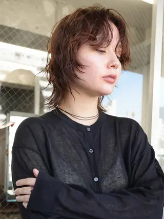 ショート パーマ shimoozaki Kazuyaのヘアスタイル