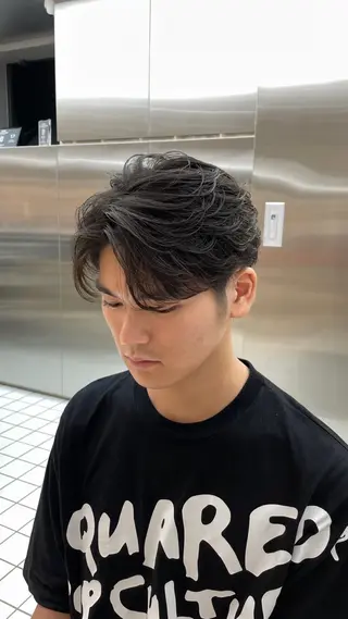 パーマ メンズ fifth深山 洋夢のヘアスタイル