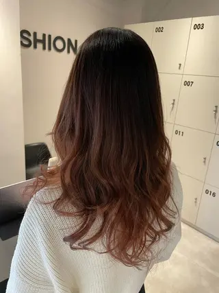 ロング レイヤー×髪質改善 ×透明感/杉田 圭のヘアスタイル