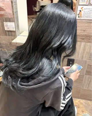 セミロング 土屋 永のヘアスタイル