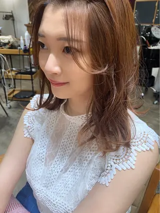 ミディアム HARUKA ⭐️モデル募集中⭐️のヘアスタイル