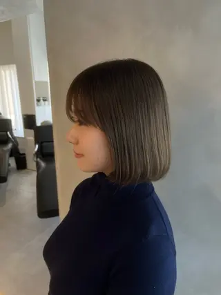 ショート カラー 吉祥寺|くすみ× 透明感|kazutoのヘアスタイル