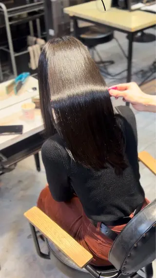 ロング 池袋メンズ縮毛矯正 ｜玉城柊平のヘアスタイル
