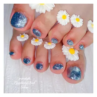 ミディアム ネイル 🐾enen style 🐾のネイルデザイン