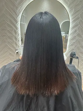 ミディアム 河添 麗菜のヘアスタイル