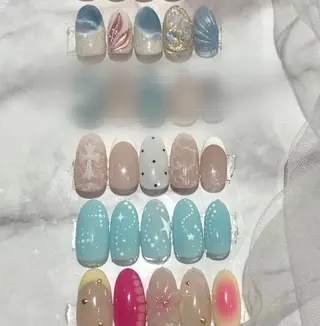 ネイル SHELL NAIL ホノカ🤍のネイルデザイン