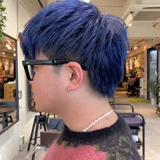 ショート カラー メンズ 【ダメージレス施術】 【透明感】北村 拓也のヘアスタイル