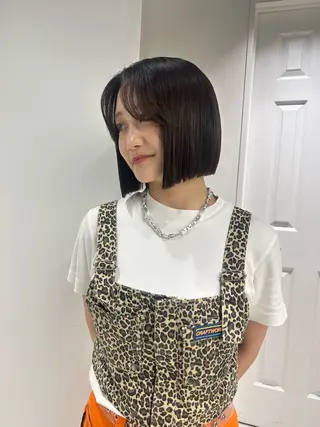 ショート カラー 縮毛矯正/アレンジ/ マツエク/ゆきなのヘアスタイル