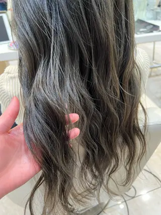 ロング カラー 縮毛矯正/ショート 長岡/姉崎宏実🌿のヘアスタイル