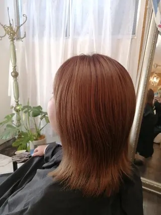セミロング 【渋谷|畑中】 美女が沼るヘッドスパのヘアスタイル