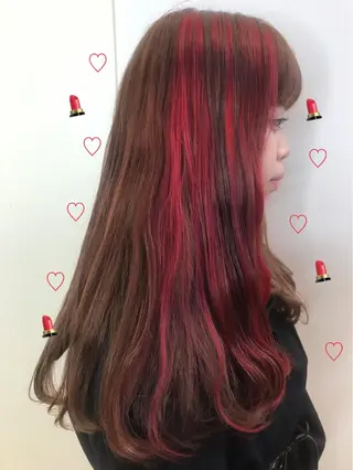 ミディアム カラー 新宿駅近♡個室 ♡関口三都季🌜のヘアスタイル