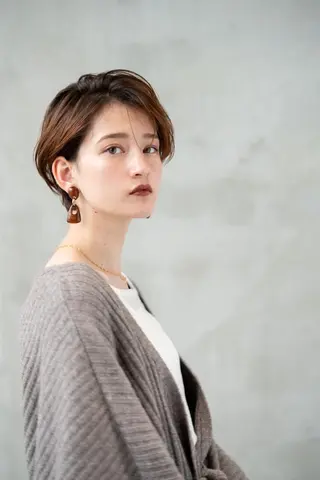ショート カラー 🉐レイヤー/塩見 弘樹🉐渋谷のヘアスタイル
