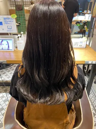 セミロング カラー 🍀カット/カラー/ パーマ🍀Earthのヘアスタイル