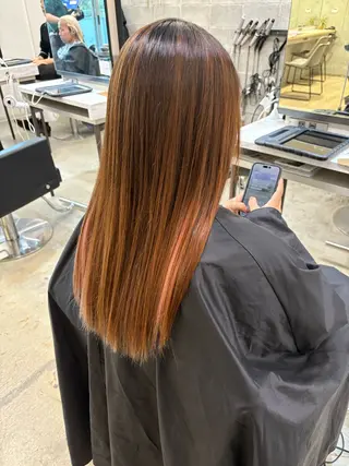 セミロング 友利 翔太のヘアスタイル