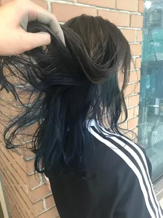 セミロング カラー パーマ ヘアアレンジ メンズ キッズ ネイル マツエク・マツパ サロンドミルク 渋谷高比良のヘアスタイル